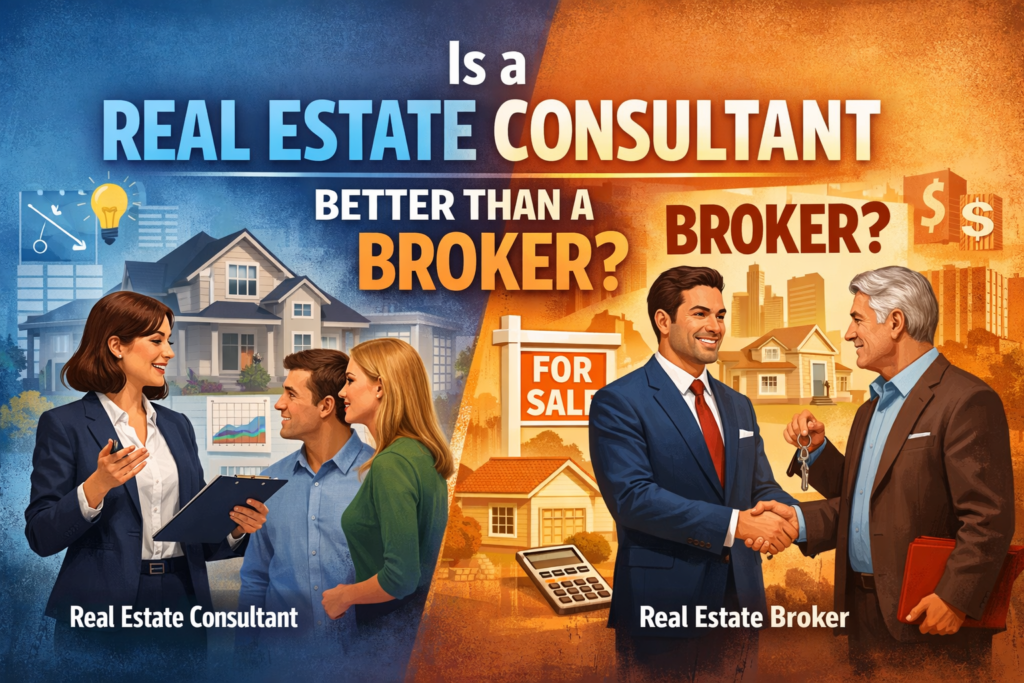 Is a Real Estate Consultant Better Than a Broker? Complete Comparison Guide