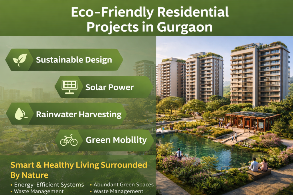 Green & Eco Friendly Residential Projects Gurgaon for Smart Living
