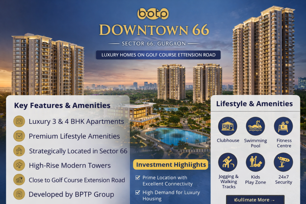 BPTP Downtown 66 Sector 66 Gurgaon