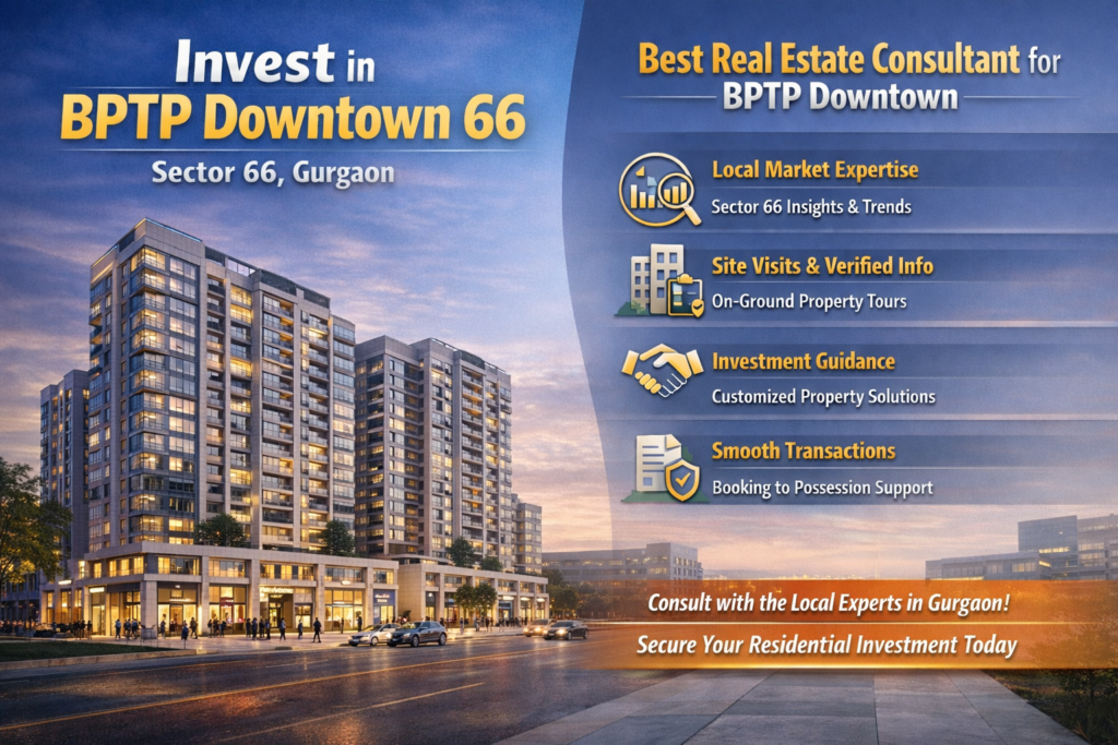 the Best Real Estate Consultant for BPTP Downtown